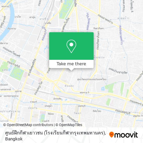 ศูนย์ฝึกกีฬาเยาวชน (โรงเรียนกีฬากรุงเทพมหานคร) map