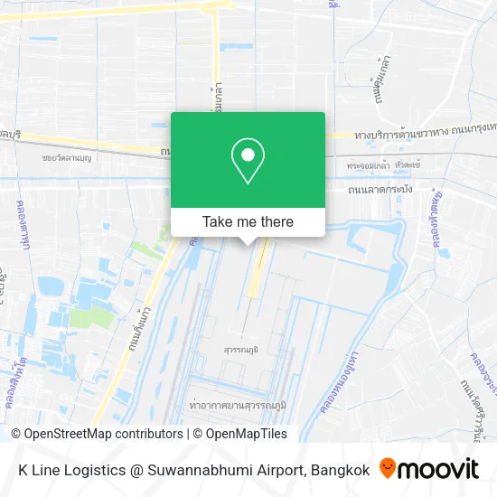 K Line Logistics @ Suwannabhumi Airport map