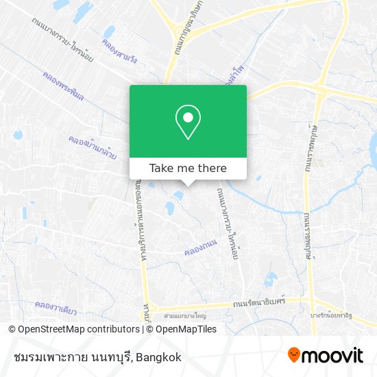 ชมรมเพาะกาย นนทบุรี map