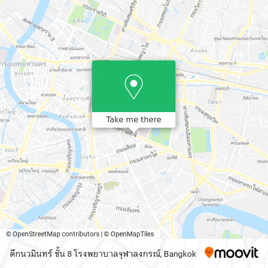 ตึกนวมินทร์ ชั้น 8 โรงพยาบาลจุฬาลงกรณ์ map