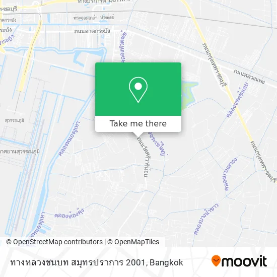 ทางหลวงชนบท สมุทรปราการ 2001 map