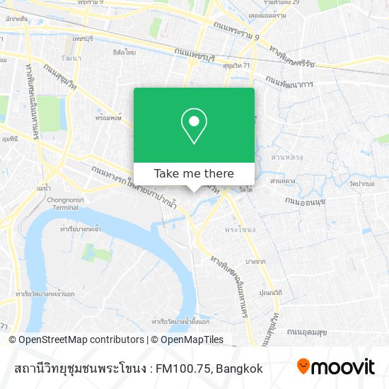 สถานีวิทยุชุมชนพระโขนง : FM100.75 map