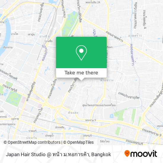 Japan Hair Studio @ หน้า ม.หอการค้า map