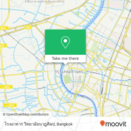 โรงอาหาร วิทยาลัยนาฏศิลป map