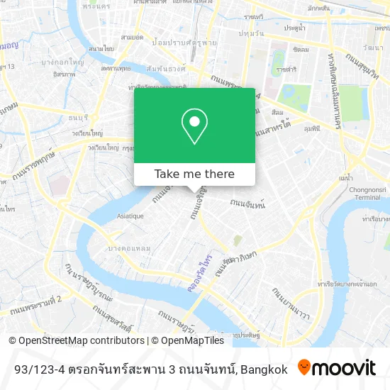 93 / 123-4 ตรอกจันทร์สะพาน 3 ถนนจันทน์ map