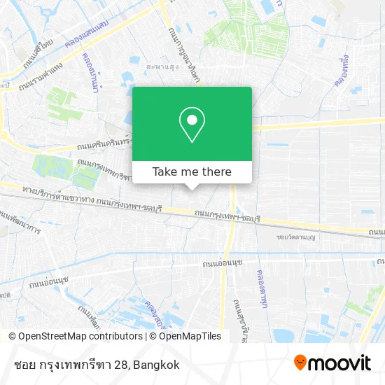 ซอย กรุงเทพกรีฑา 28 map