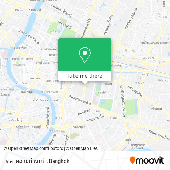 ตลาดสามย่านเก่า map