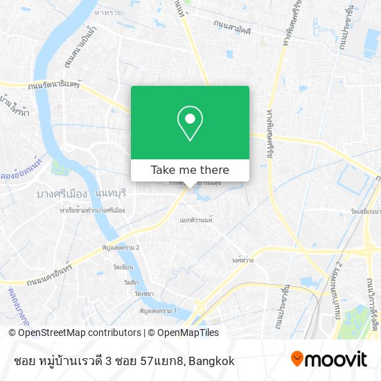 ซอย หมู่บ้านเรวดี 3 ซอย 57แยก8 map