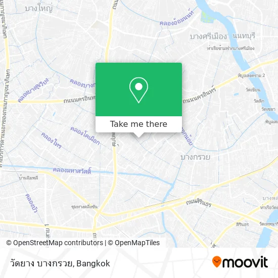 วัดยาง บางกรวย map