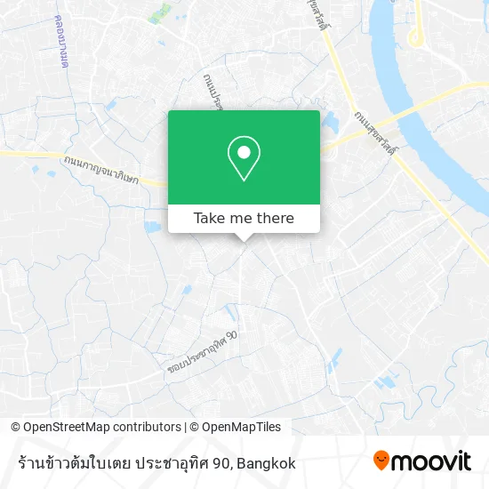 ร้านข้าวต้มใบเตย ประชาอุทิศ 90 map