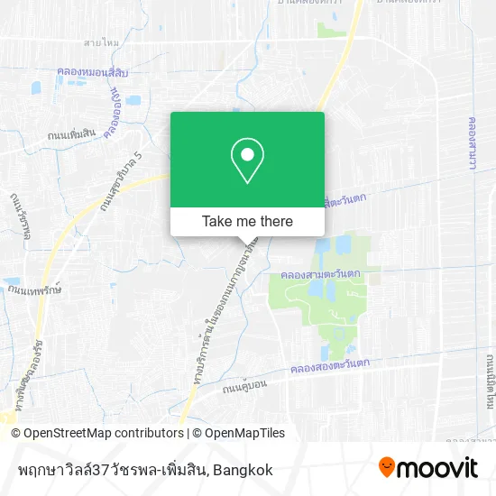พฤกษาวิลล์37วัชรพล-เพิ่มสิน map