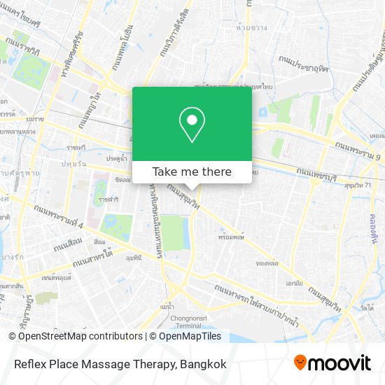 Reflex Place Massage Therapy map