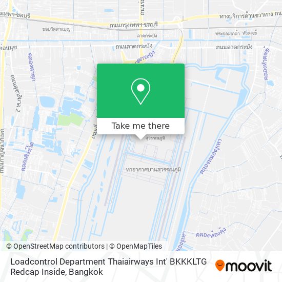 Loadcontrol Department Thaiairways Int' BKKKLTG Redcap Inside map