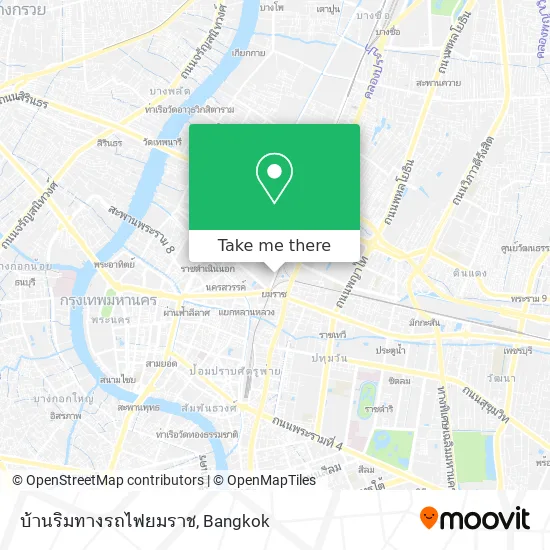 บ้านริมทางรถไฟยมราช map