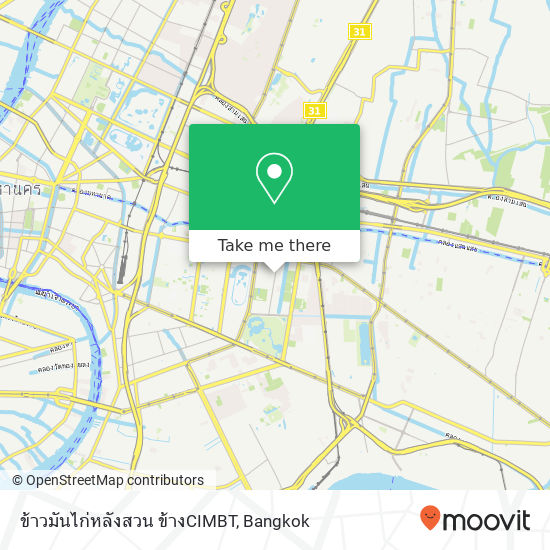 ข้าวมันไก่หลังสวน ข้างCIMBT map