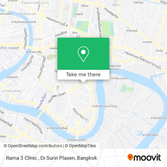 Rama 3 Clinic , Dr.Surin Plasen map