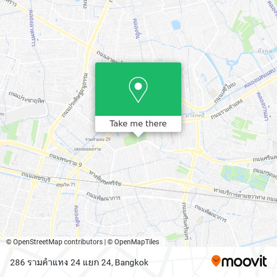 286 รามคำแหง 24 แยก 24 map