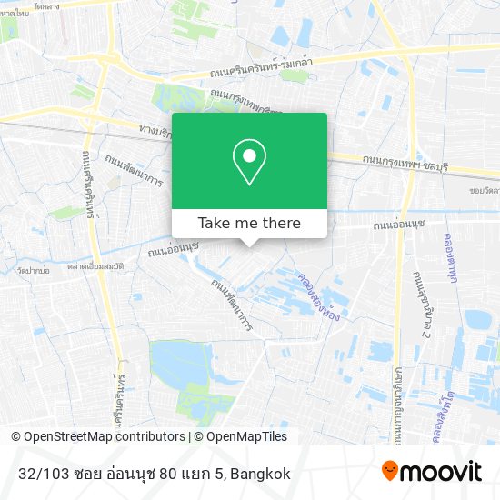 32/103 ซอย อ่อนนุช 80 แยก 5 map