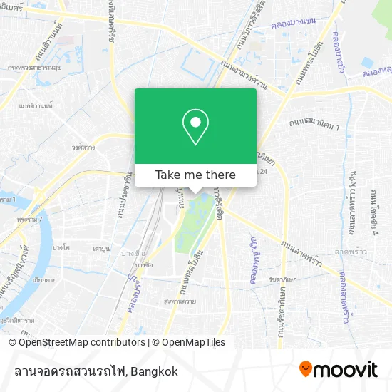 ลานจอดรถสวนรถไฟ map