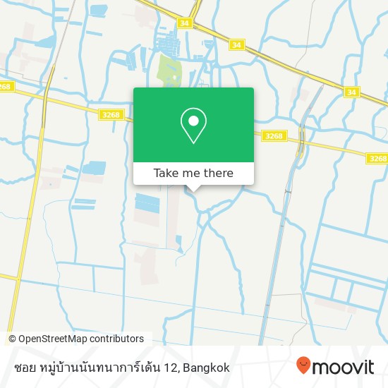 ซอย หมู่บ้านนันทนาการ์เด้น 12 map