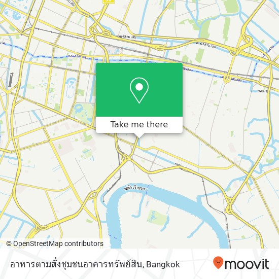 อาหารตามสั่งชุมชนอาคารทรัพย์สิน map