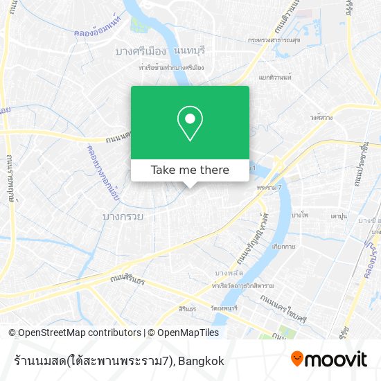 ร้านนมสด(ใต้สะพานพระราม7) map