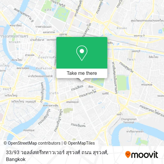 33 / 93 วอลล์สตรีททาวเวอร์ สุรวงศ์ ถนน สุรวงศ์ map