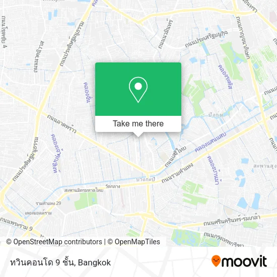 ทวินคอนโด 9 ชั้น map