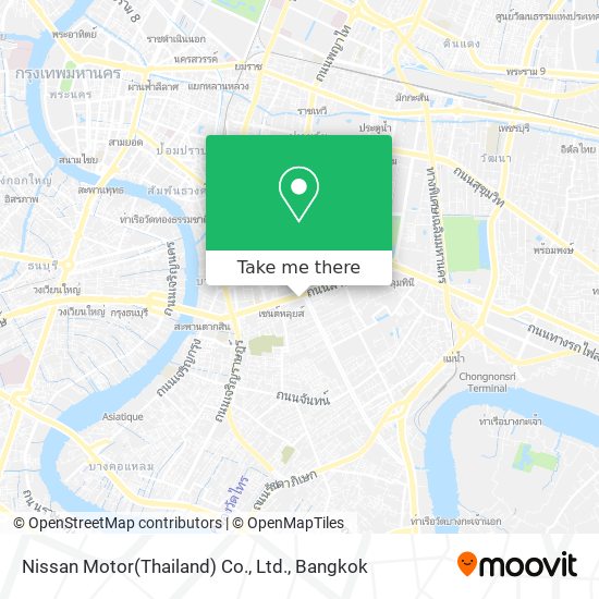 Nissan Motor(Thailand) Co., Ltd. map