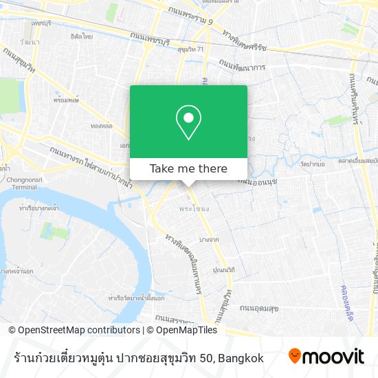 ร้านก๋วยเตี๋ยวหมูตุ๋น ปากซอยสุขุมวิท 50 map