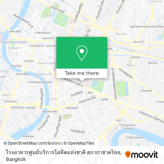 โรงอาหารศูนย์บริการโลหิตแห่งชาติ สภากาชาดไทย map