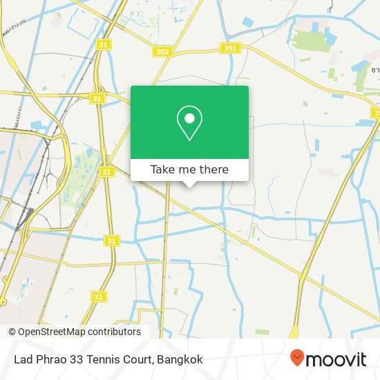 Lad Phrao 33 Tennis Court map