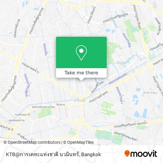 KTB@การเคหะแห่งชาติ นวมินทร์ map