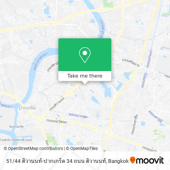 51 / 44 ติวานนท์-ปากเกร็ด 34 ถนน ติวานนท์ map