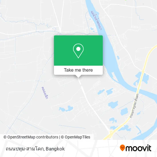 ถนนปทุม-สามโคก map