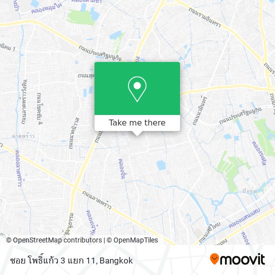 ซอย โพธิ์แก้ว 3 แยก 11 map