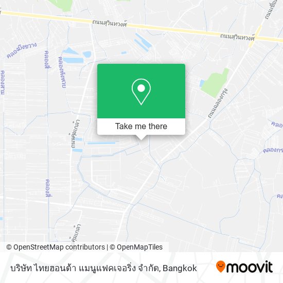 บริษัท ไทยฮอนด้า แมนูแฟคเจอริ่ง จำกัด map