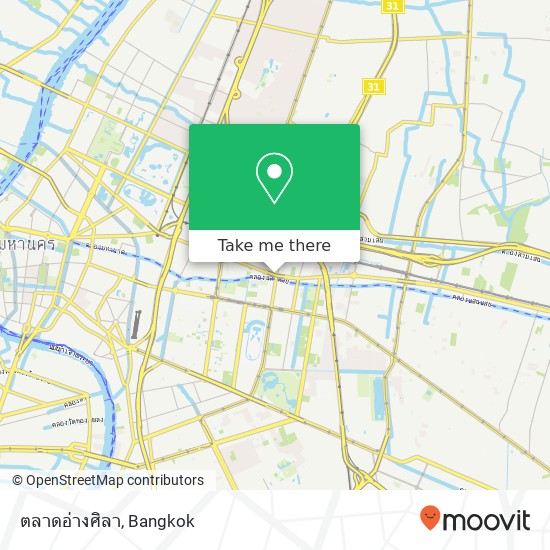 ตลาดอ่างศิลา map