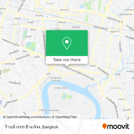 ร้านล้างรถ ข้างเจ้จง map