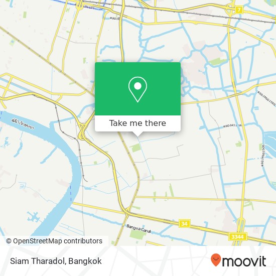 Siam Tharadol map