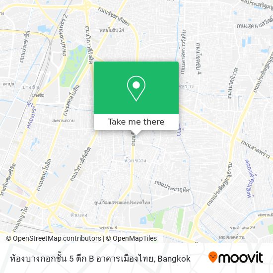 ห้องบางกอกชั้น 5 ตึก B อาคารเมืองไทย map