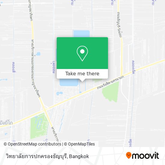 วิทยาลัยการปกครองธัญบุรี map
