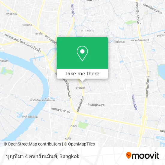 บุญทิมา 4 อพาร์ทเม้นท์ map