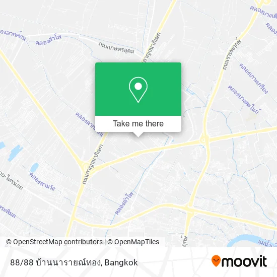 88/88 บ้านนารายณ์ทอง map