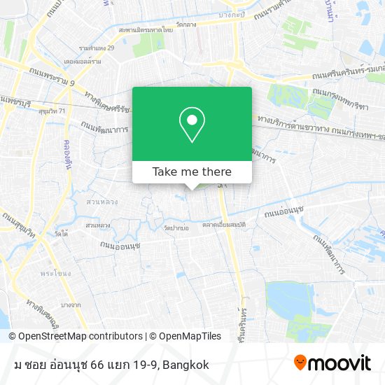 ม ซอย อ่อนนุช 66 แยก 19-9 map