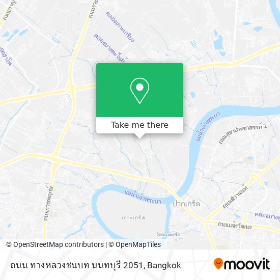 ถนน ทางหลวงชนบท นนทบุรี 2051 map