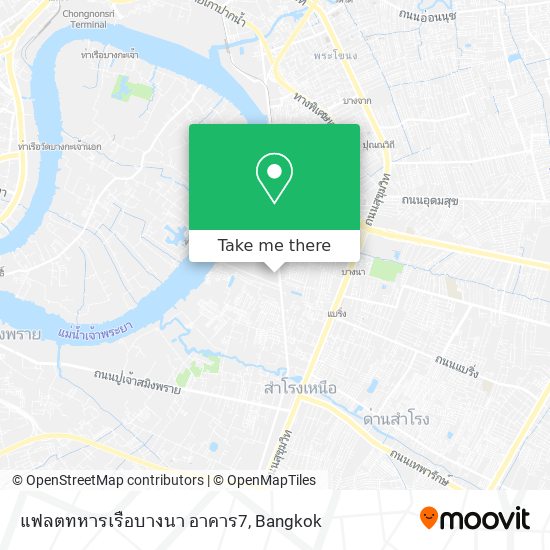 แฟลตทหารเรือบางนา อาคาร7 map