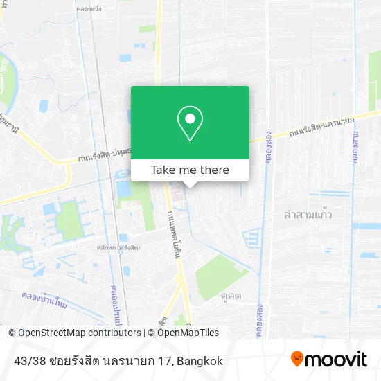 43/38 ซอยรังสิต นครนายก 17 map
