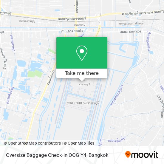 Oversize Baggage Check-in OOG Y4 map