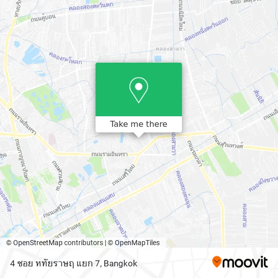4 ซอย หทัยราษฤ แยก 7 map
